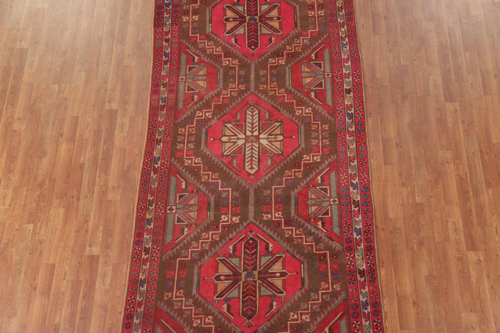 Vintage Meshkin Persian Area Rug 5x11