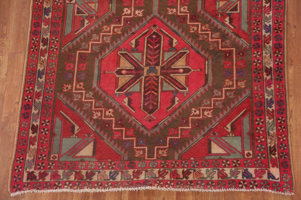 Vintage Meshkin Persian Area Rug 5x11