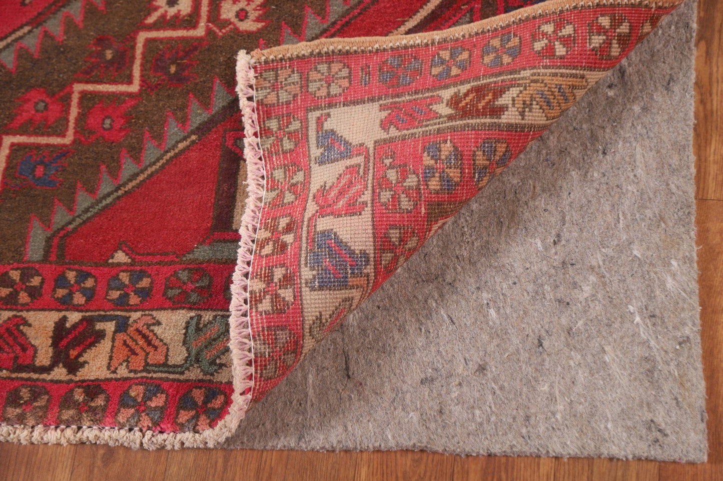 Vintage Meshkin Persian Area Rug 5x11