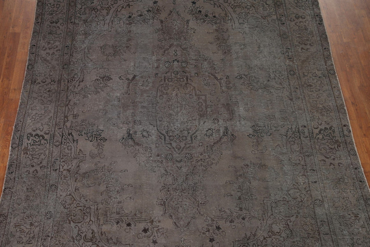 Distressed Over-Dyed Tabriz Persian Area Rug 8x11