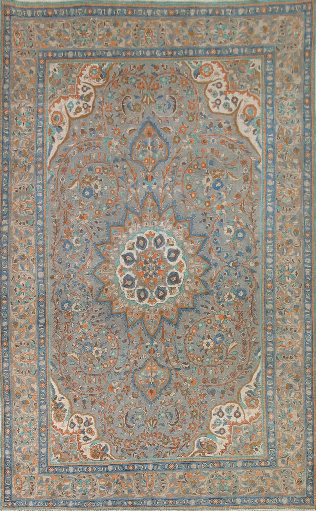 Hand-Knotted Wool Tabriz Persian Area Rug 7x10