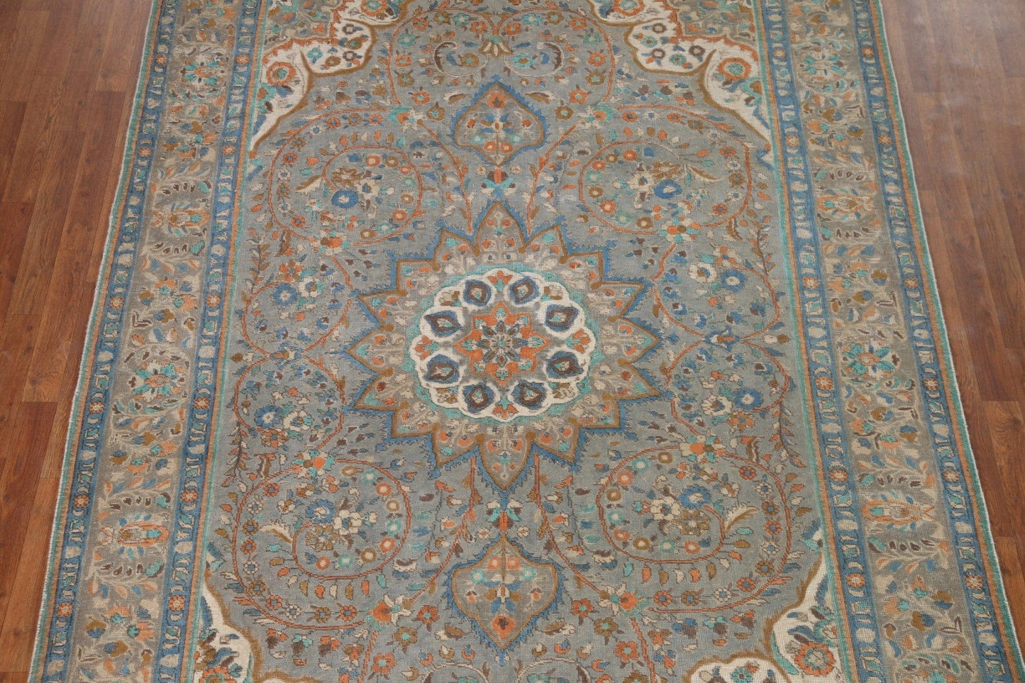 Hand-Knotted Wool Tabriz Persian Area Rug 7x10