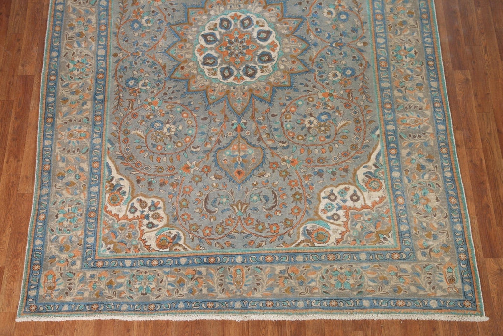 Hand-Knotted Wool Tabriz Persian Area Rug 7x10