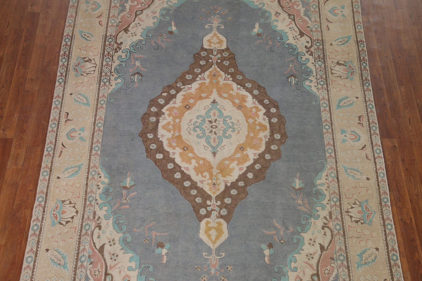 Geometric Tabriz Persian Area Rug 7x10