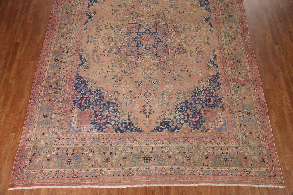 Handmade Wool Mashad Persian Area Rug 10x13