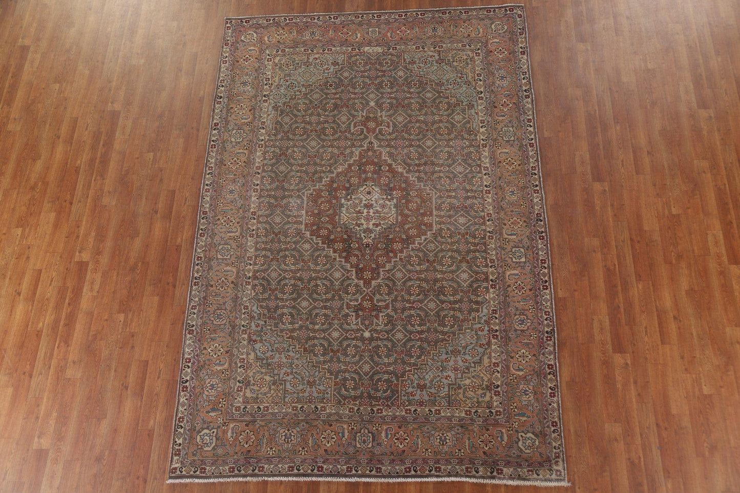 Geometric Tabriz Persian Area Rug 6x10