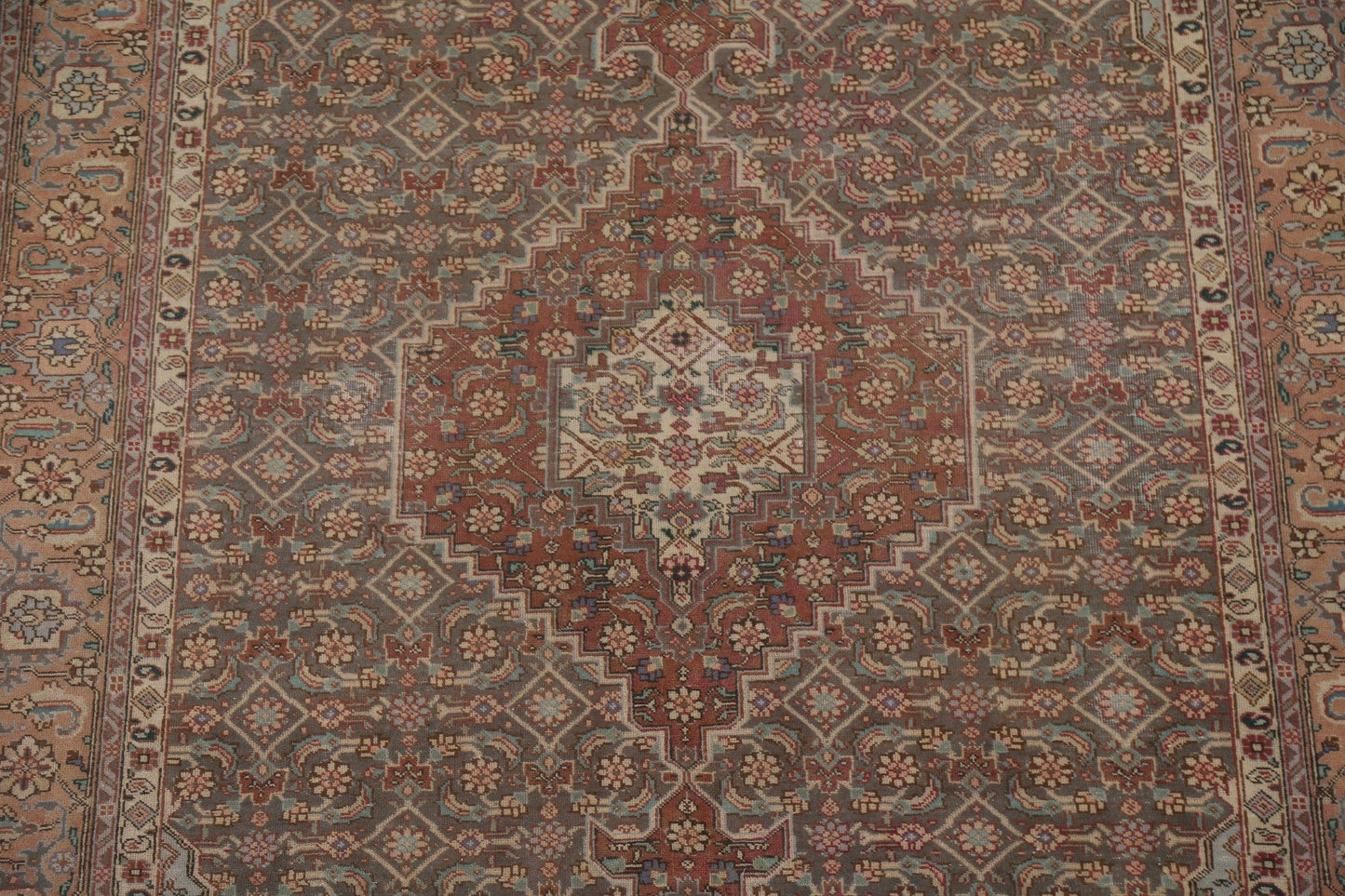 Geometric Tabriz Persian Area Rug 6x10