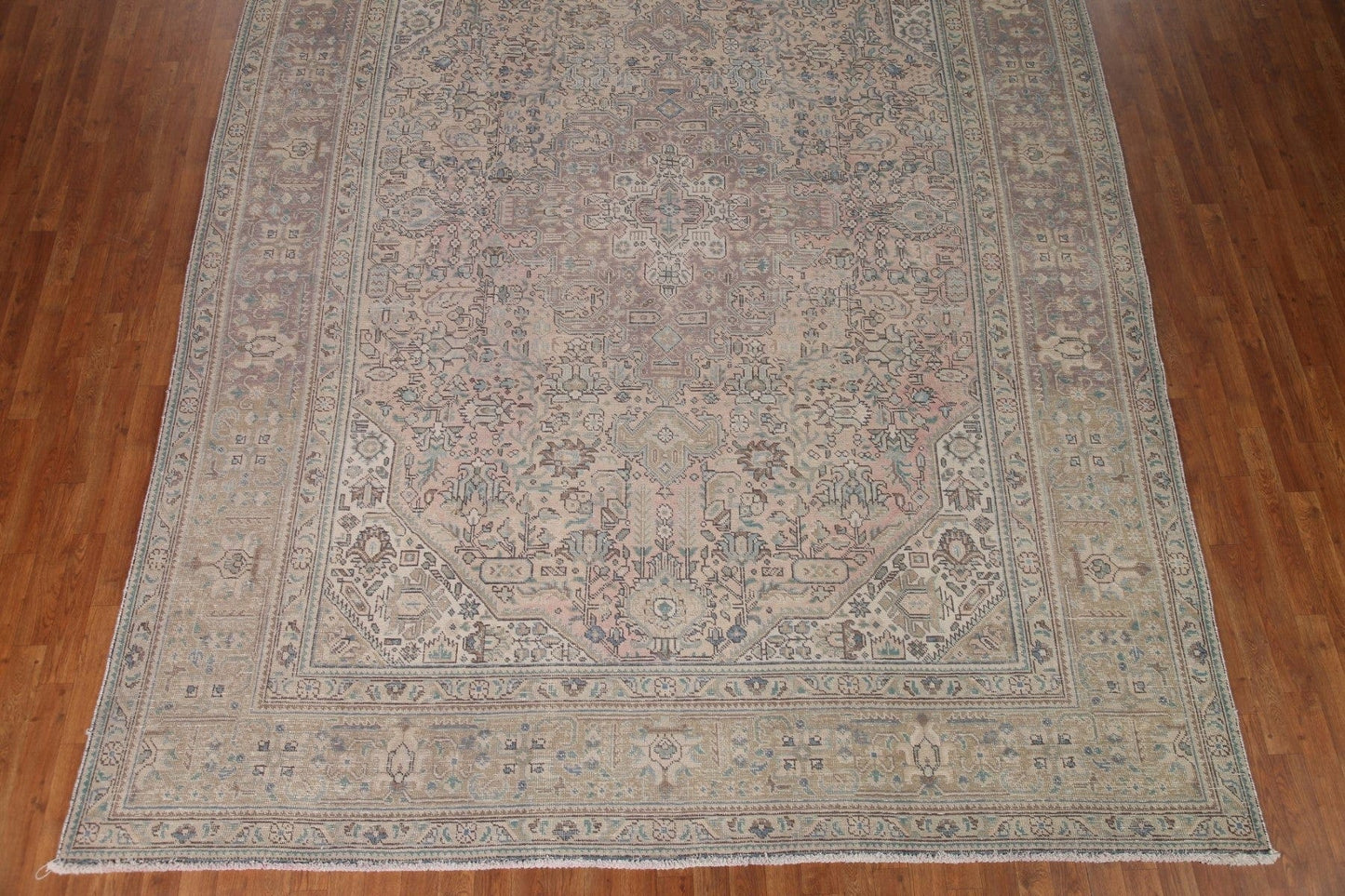 Distressed Tabriz Persian Area Rug 9x12