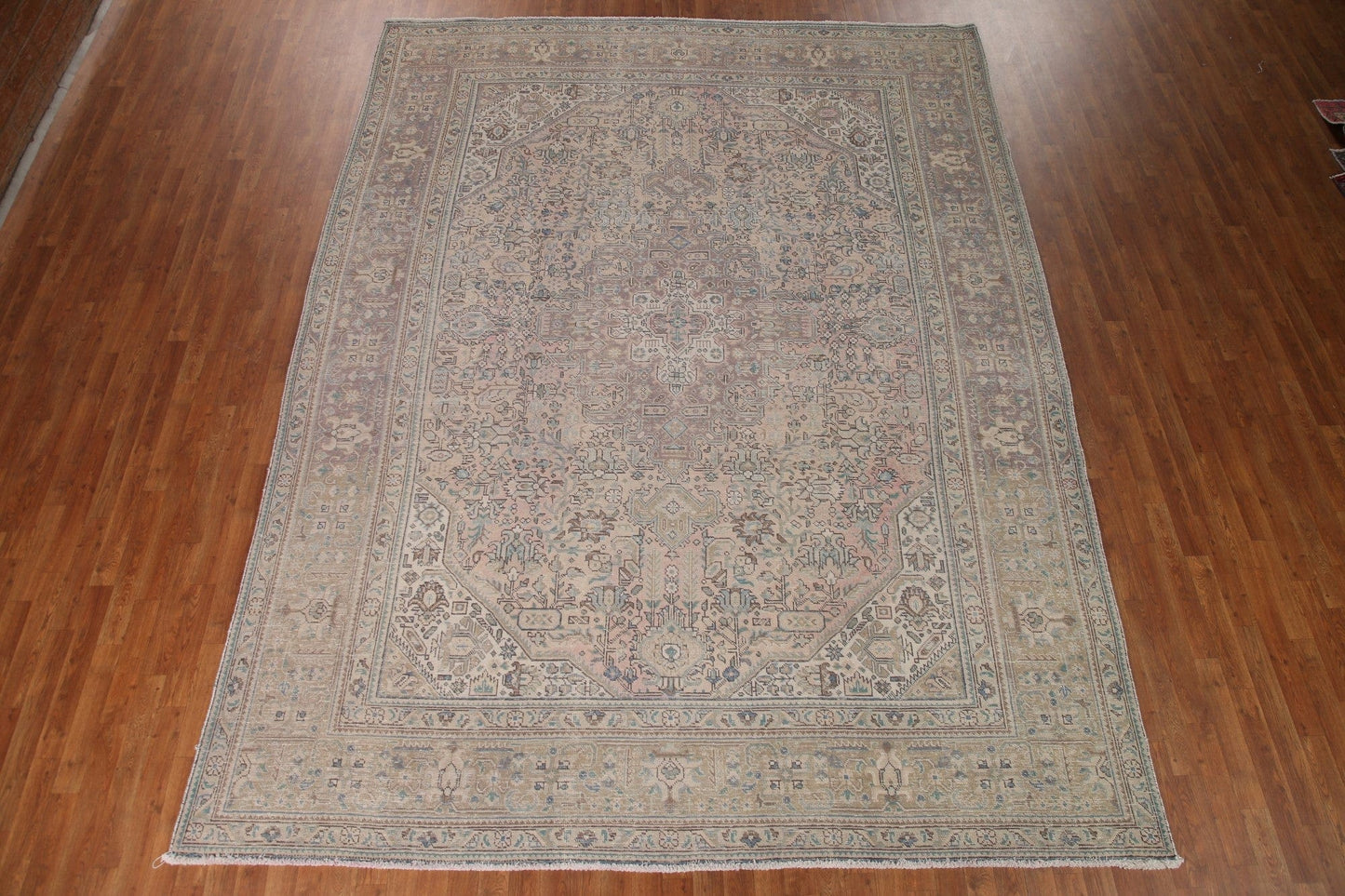 Distressed Tabriz Persian Area Rug 9x12