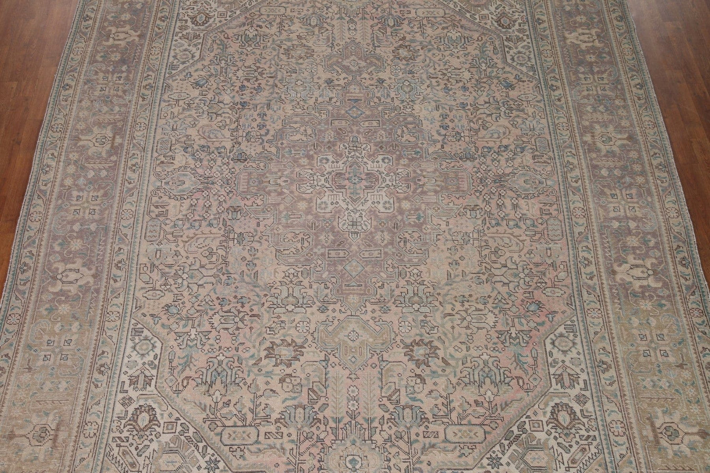 Distressed Tabriz Persian Area Rug 9x12