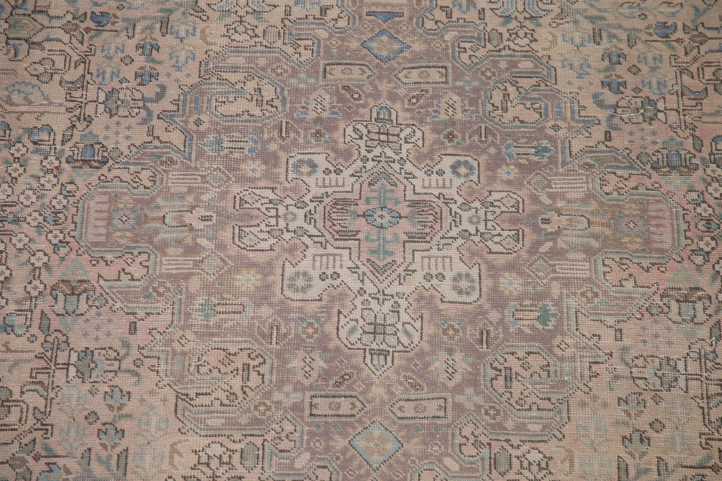 Distressed Tabriz Persian Area Rug 9x12