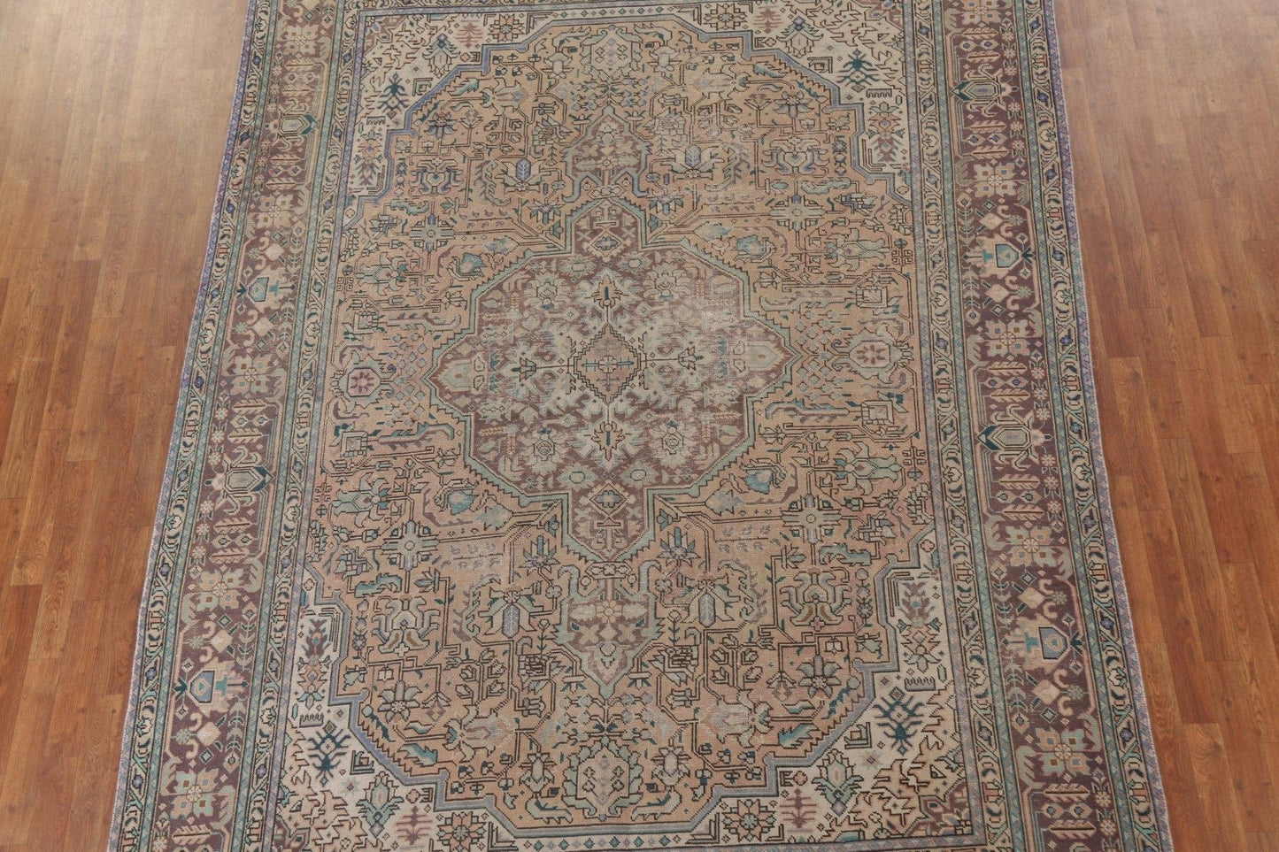 Distressed Tabriz Persian Area Rug 8x11