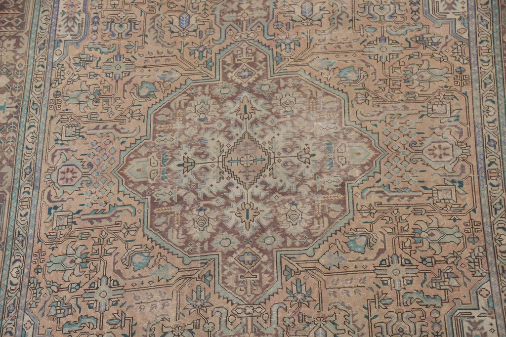 Distressed Tabriz Persian Area Rug 8x11