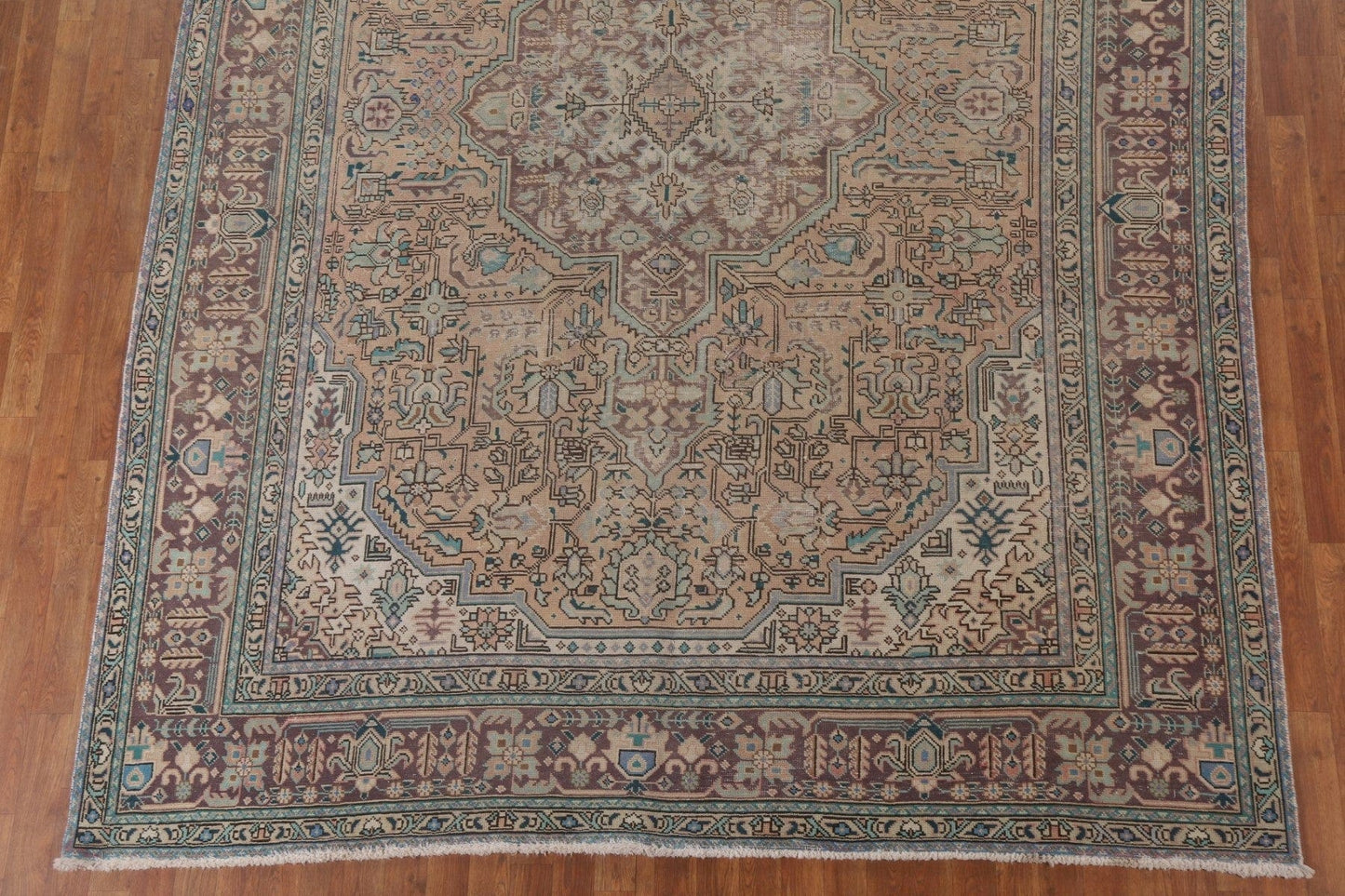 Distressed Tabriz Persian Area Rug 8x11