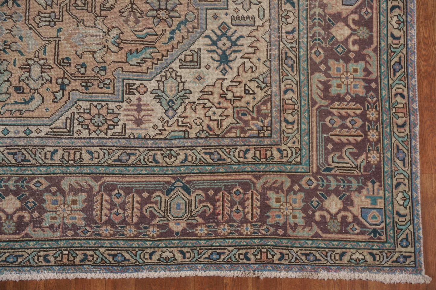 Distressed Tabriz Persian Area Rug 8x11