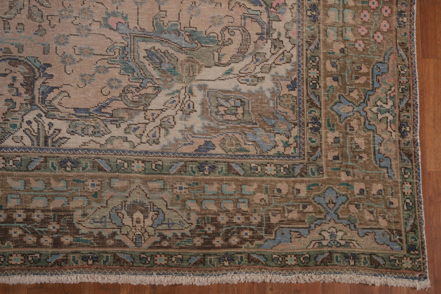 Distressed Tabriz Persian Area Rug 10x12