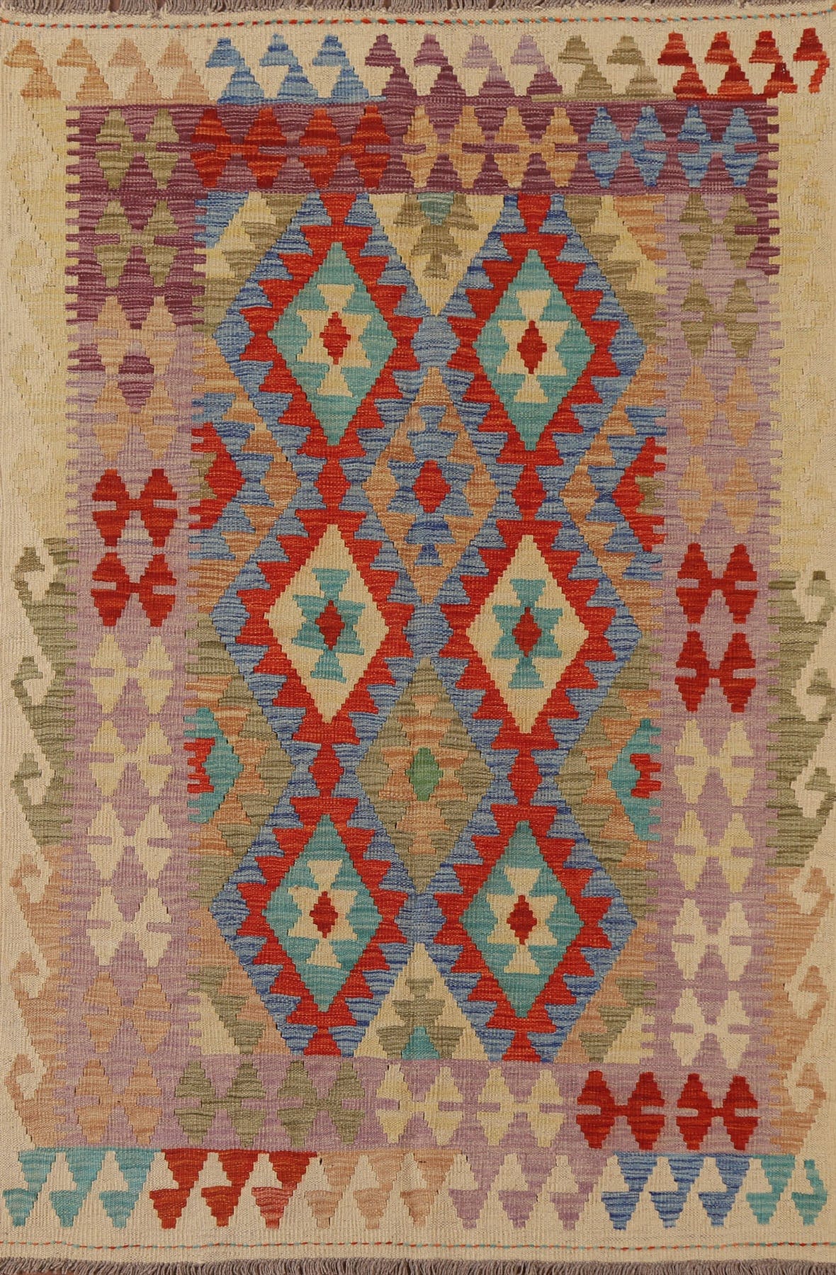 South-Western Kilim Oriental Area Rug 4x6