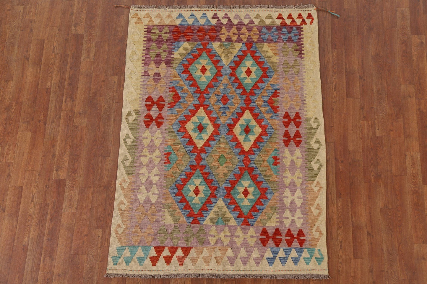 South-Western Kilim Oriental Area Rug 4x6