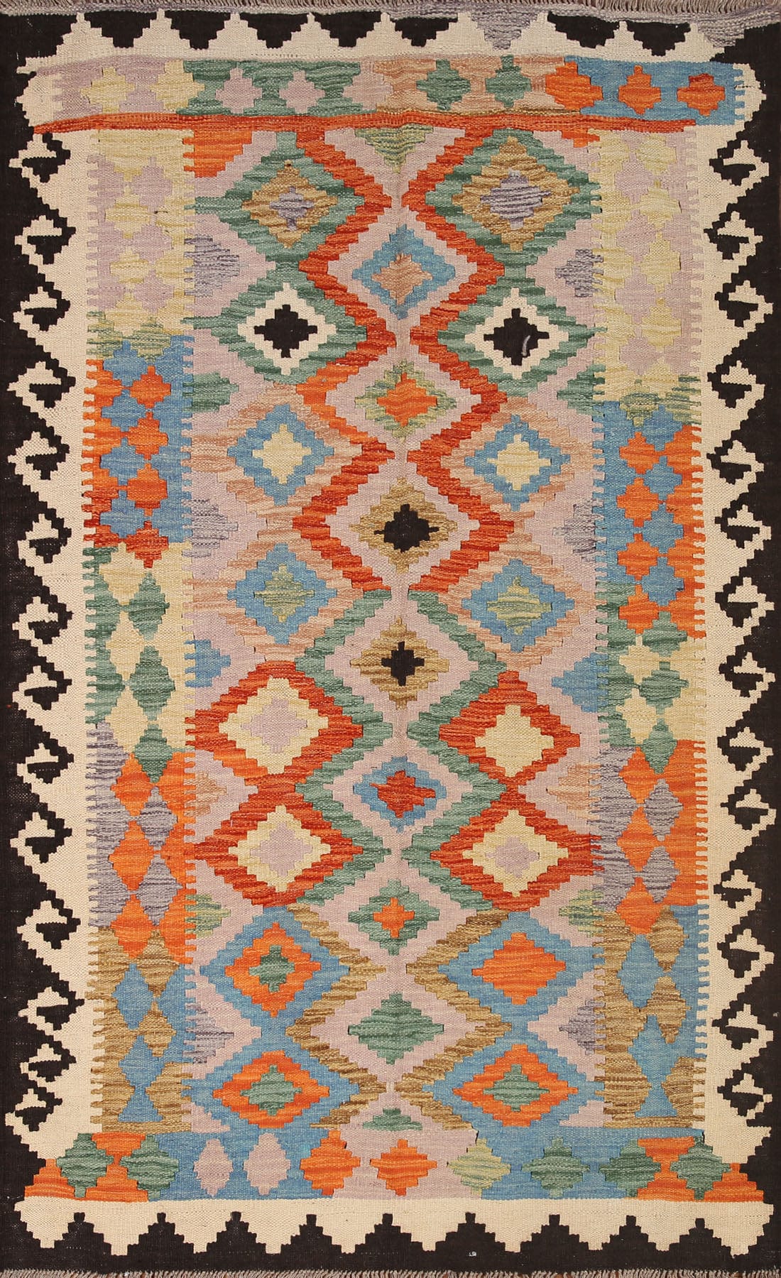 Geometric Kilim Oriental Area Rug 4x6