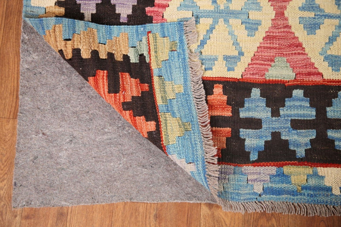 All-Over Kilim Geometric Area Rug 6x8