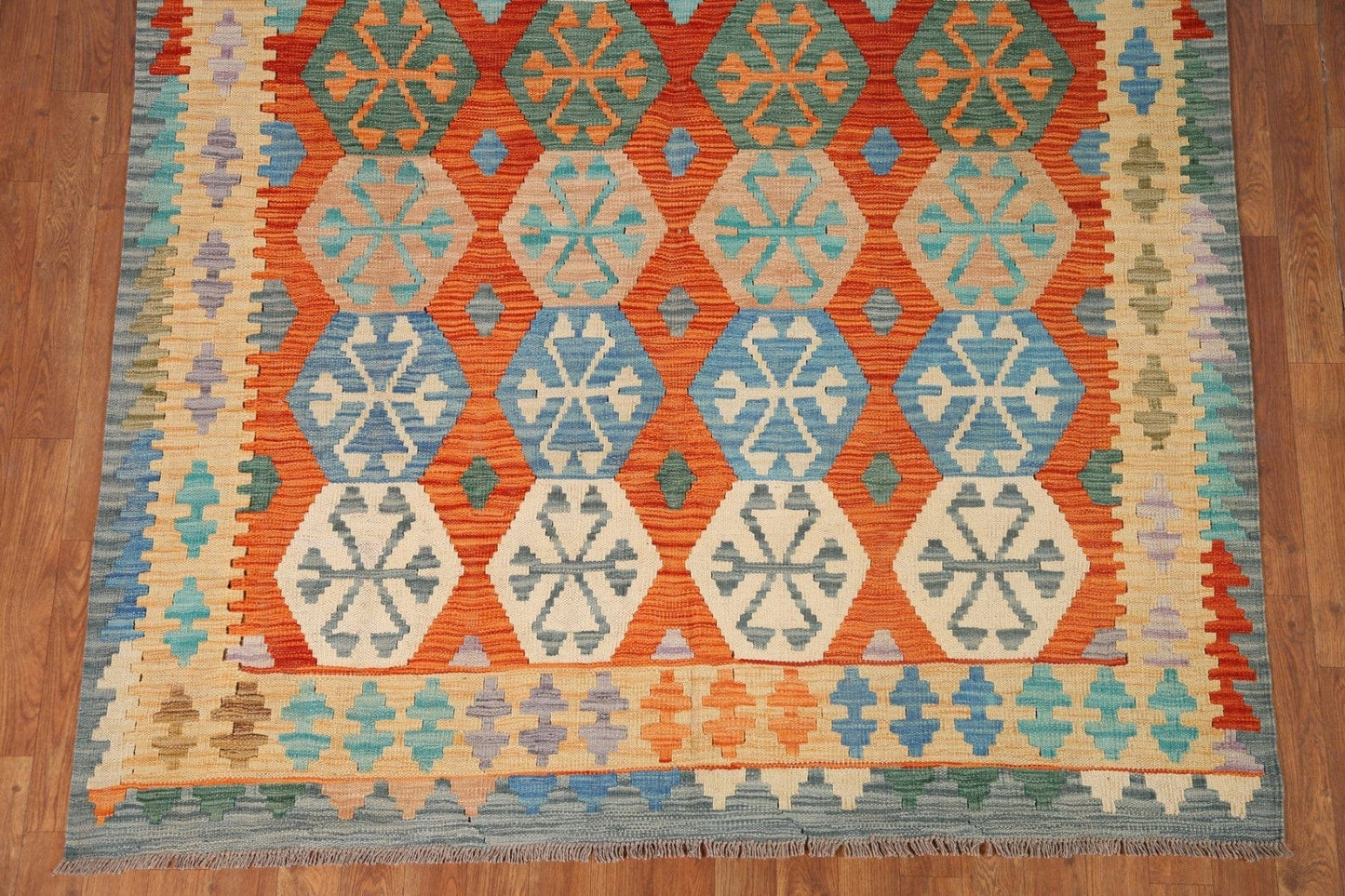 Geometric Kilim Oriental Area Rug 6x8