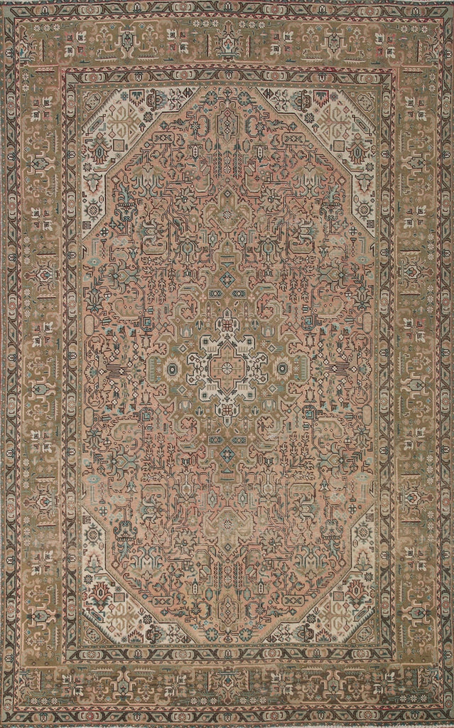 Geometric Tabriz Persian Area Rug 6x9