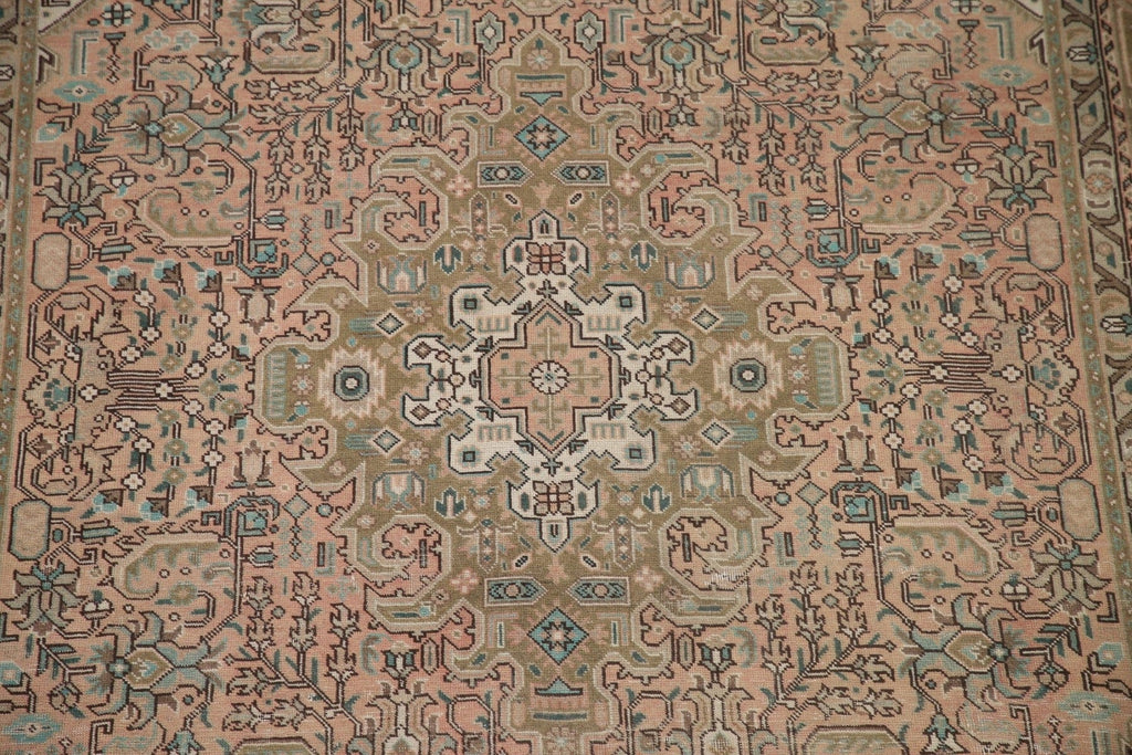 Geometric Tabriz Persian Area Rug 6x9