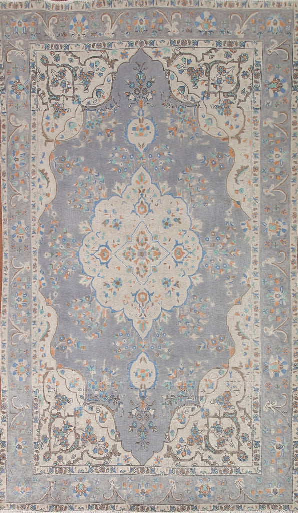 Distressed Tabriz Persian Area Rug 6x10