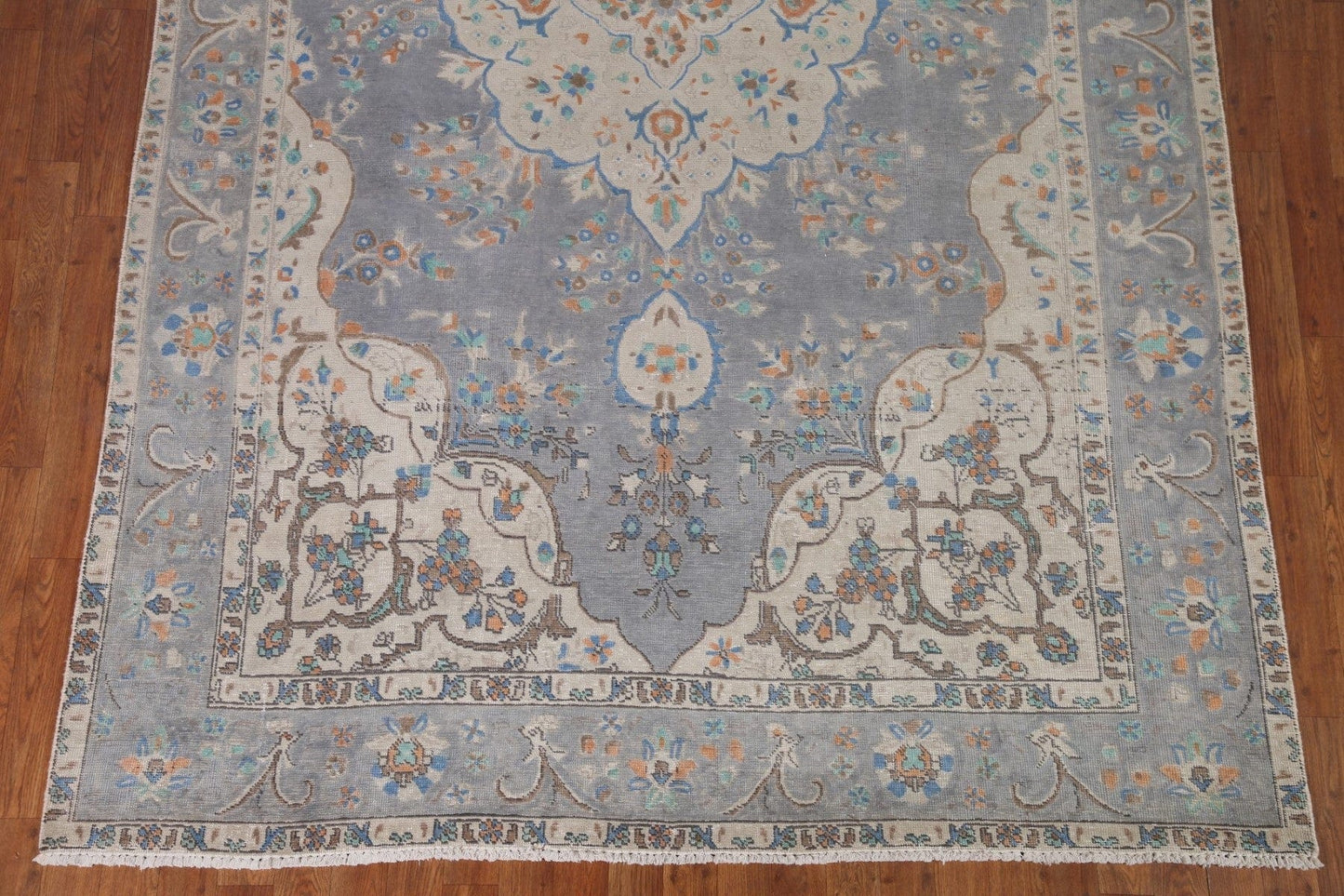 Distressed Tabriz Persian Area Rug 6x10