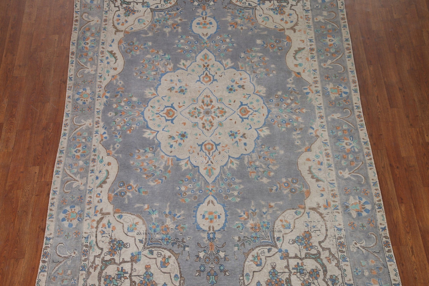 Distressed Tabriz Persian Area Rug 6x10