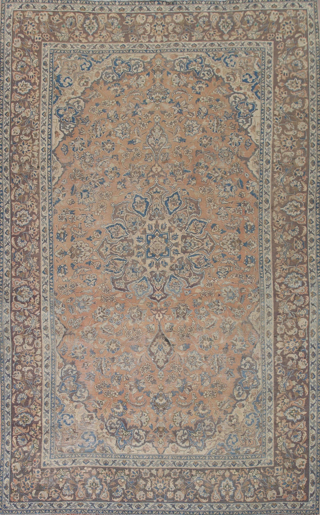 Distressed Najafabad Persian Area Rug 8x12