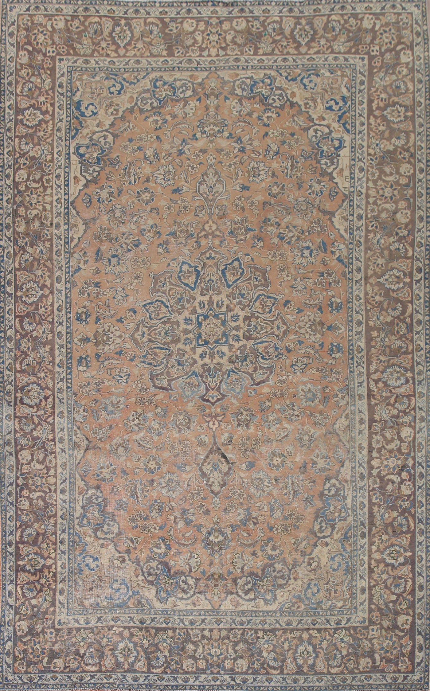 Distressed Najafabad Persian Area Rug 8x12