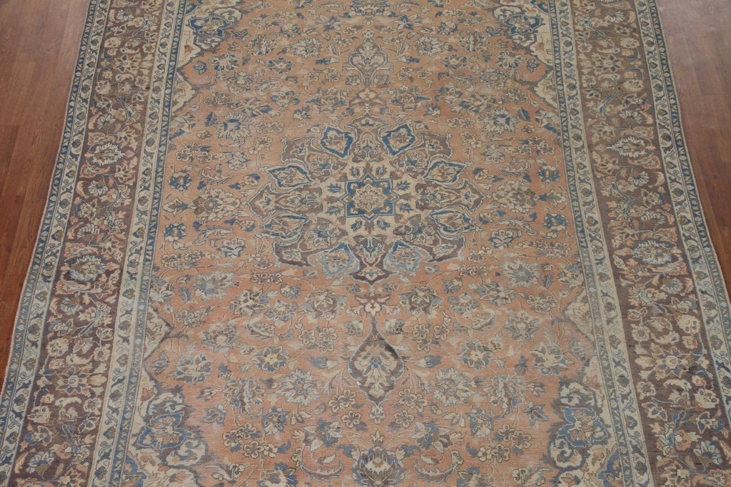 Distressed Najafabad Persian Area Rug 8x12