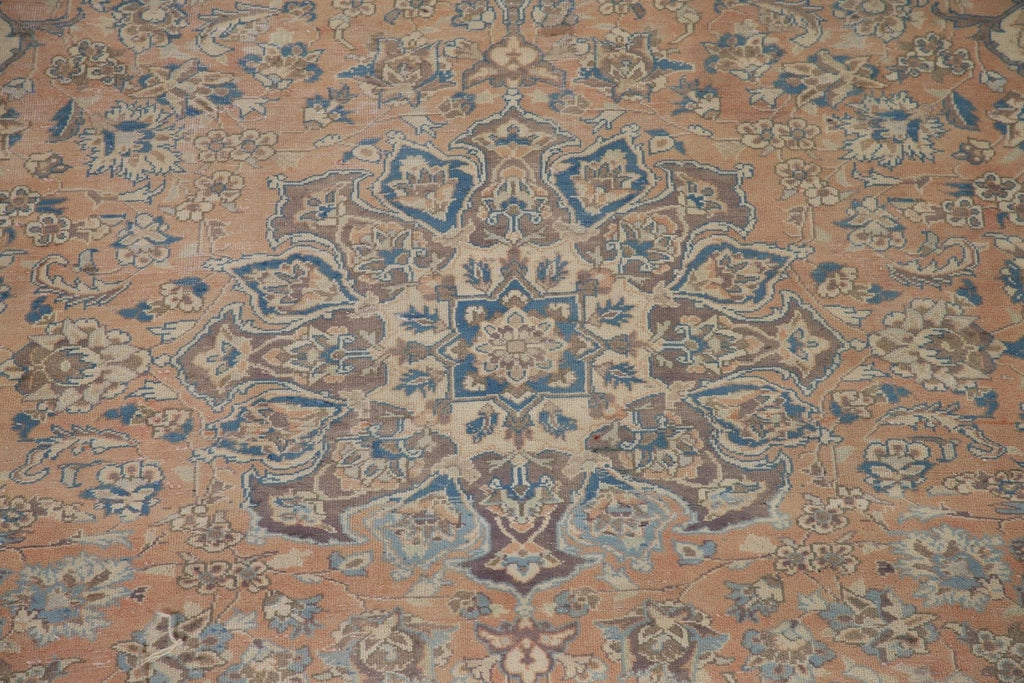 Distressed Najafabad Persian Area Rug 8x12