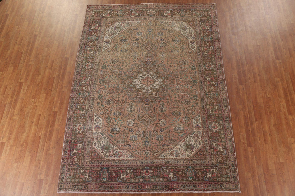 Geometric Tabriz Persian Area Rug 8x11