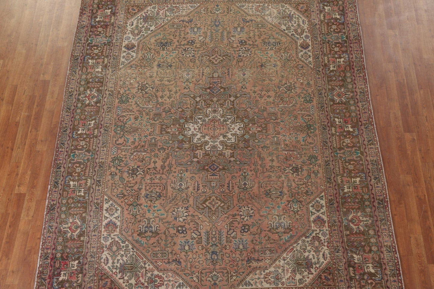 Geometric Tabriz Persian Area Rug 8x11