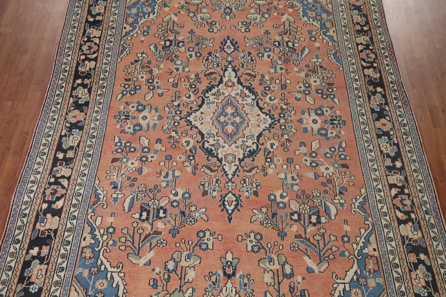 Vintage Hamedan Persian Area Rug 8x12