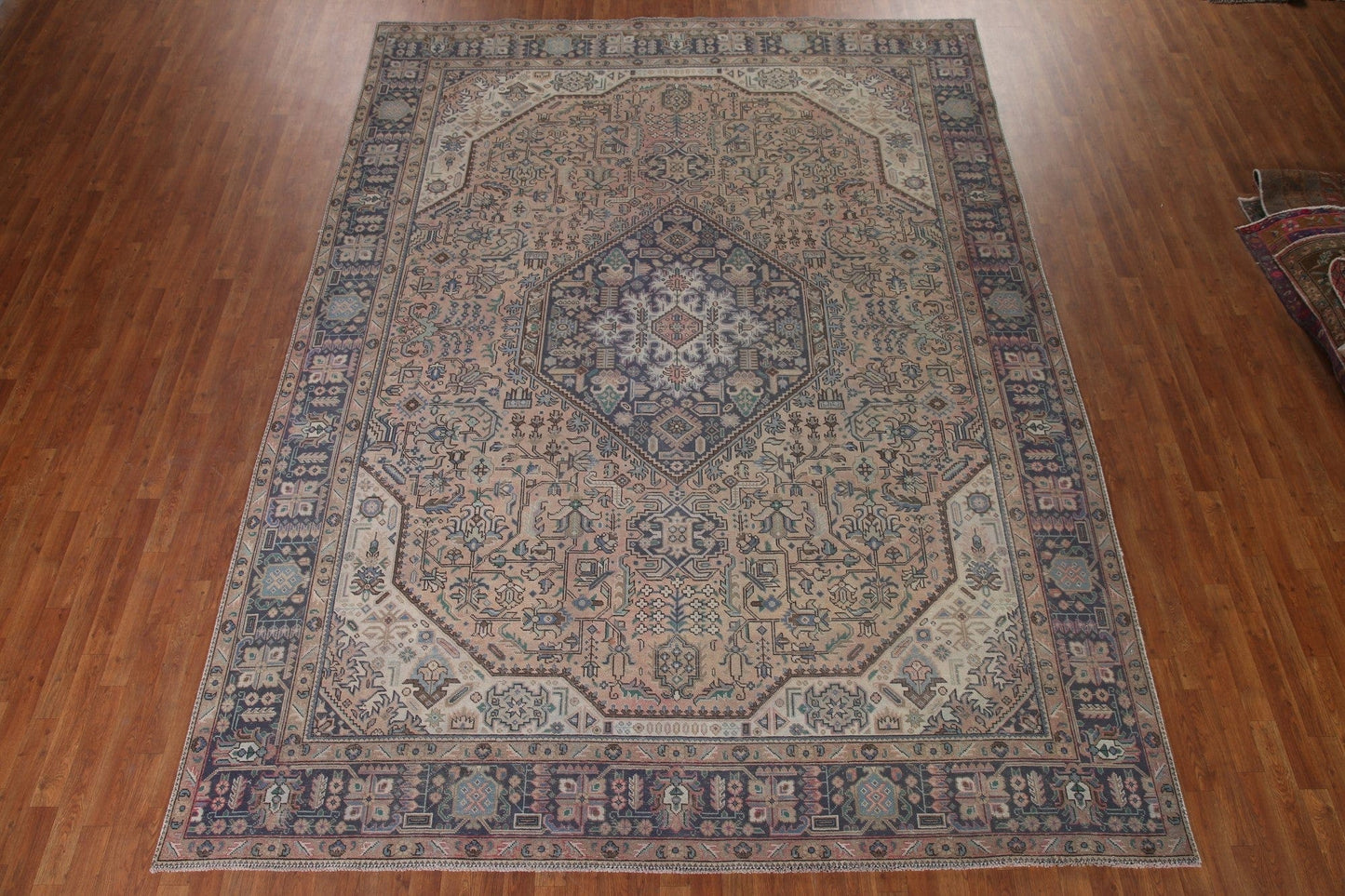 Geometric Tabriz Persian Area Rug 10x13