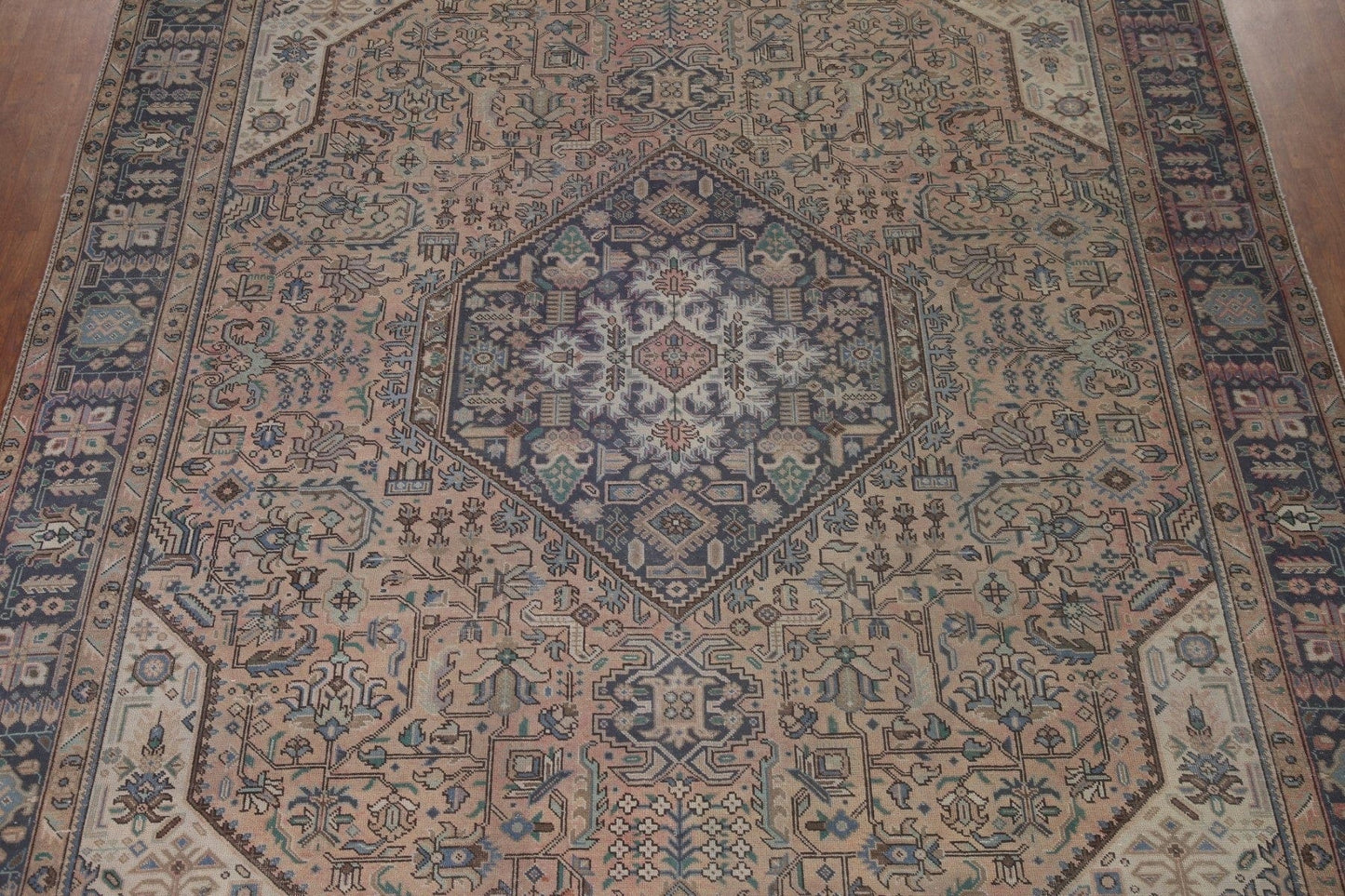 Geometric Tabriz Persian Area Rug 10x13