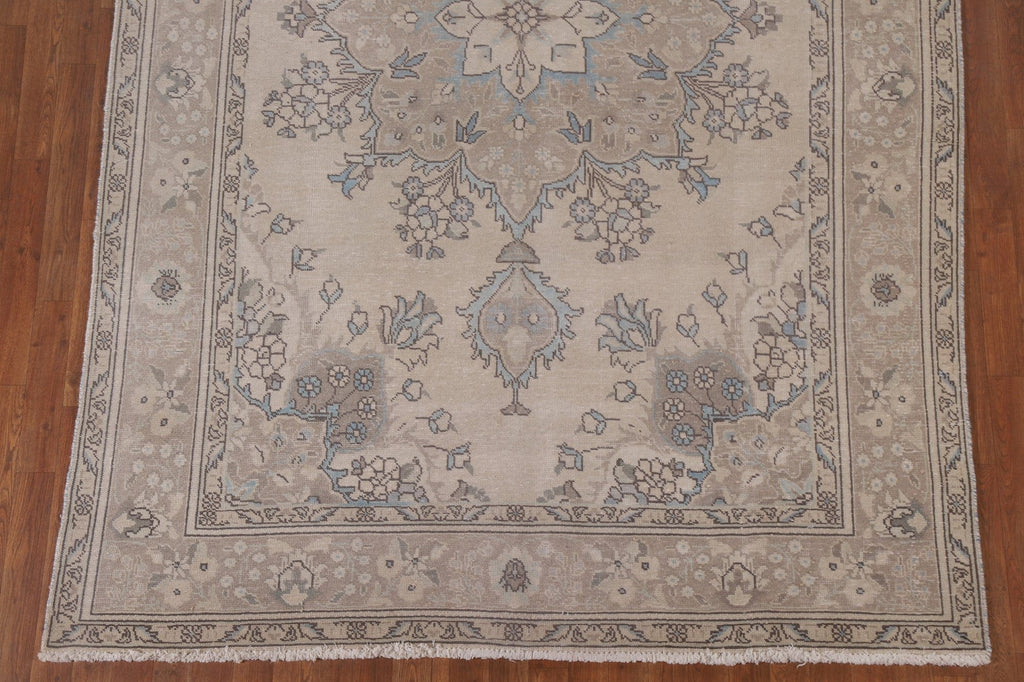 Geometric Tabriz Persian Area Rug 7x10