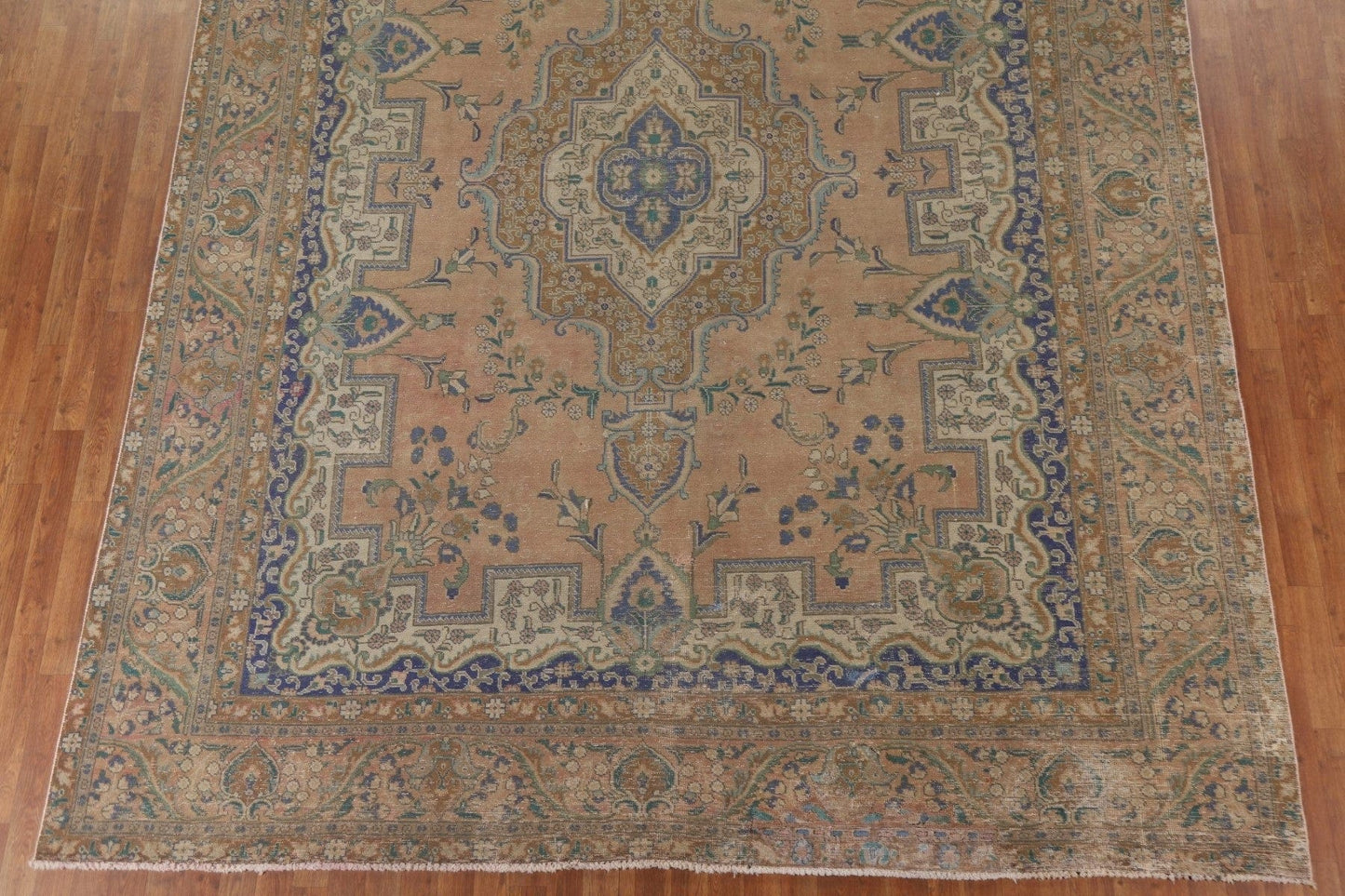 Distressed Tabriz Persian Area Rug 10x13