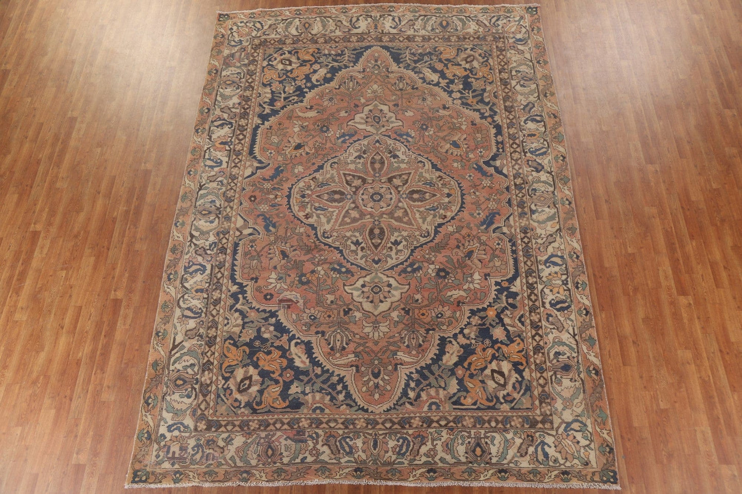 Vintage Bakhtiari Persian Area Rug 9x12