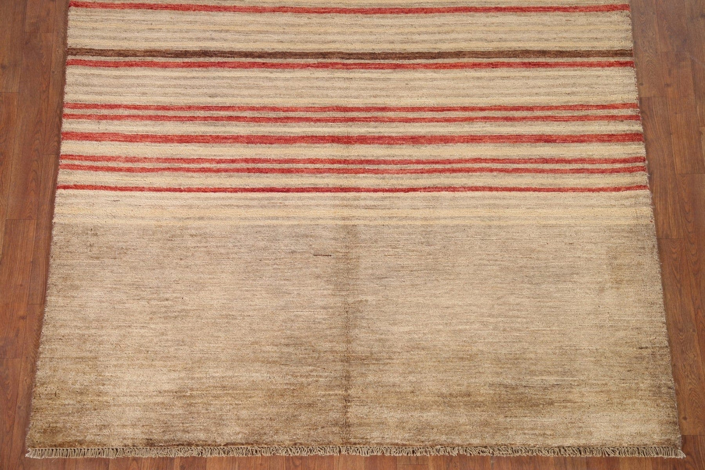 Striped Gabbeh Kashkoli Oriental Area Rug 6x8