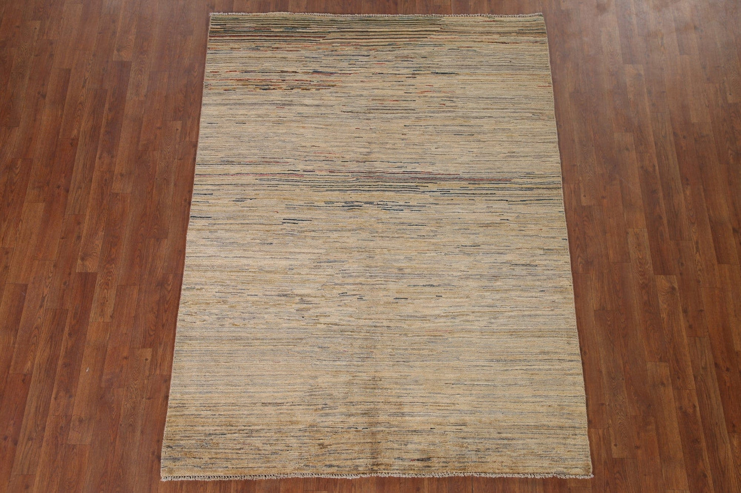 All-Over Gabbeh Kashkoli Oriental Area Rug 5x7