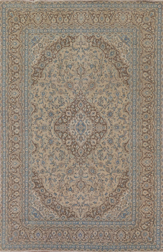 Traditional Kashan Persian Area Rug 8x11