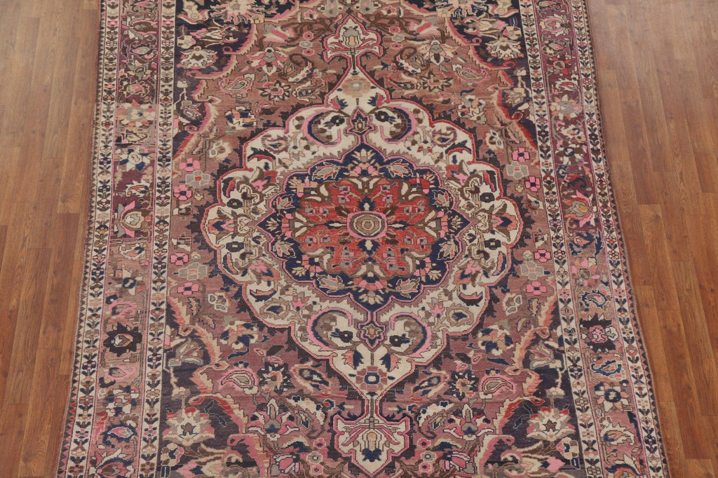 Geometric Bakhtiari Persian Area Rug 7x10