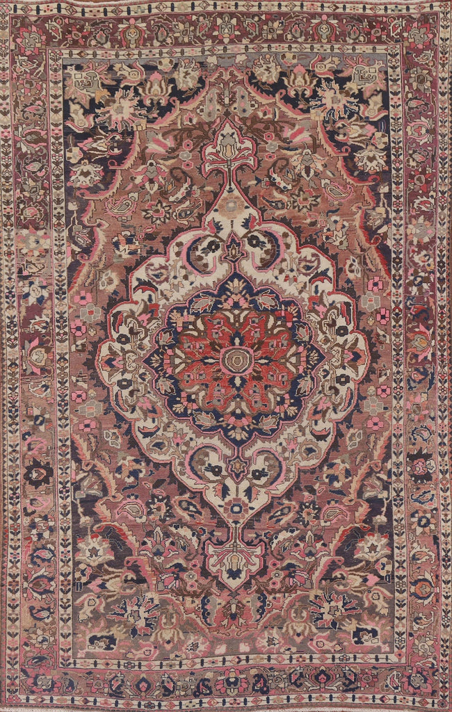 Geometric Bakhtiari Persian Area Rug 7x10