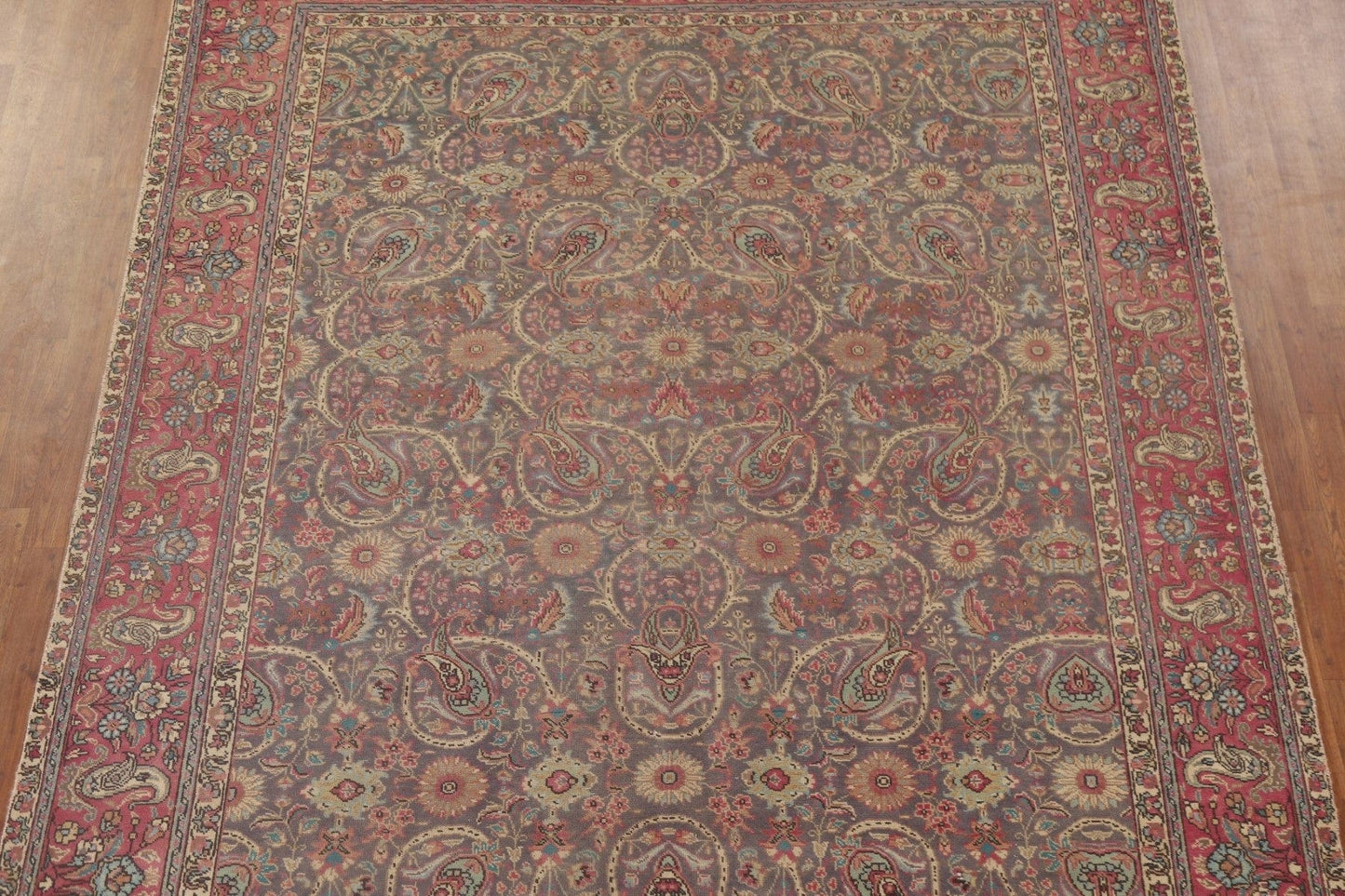 All-Over Floral Tabriz Persian Area Rug 8x11