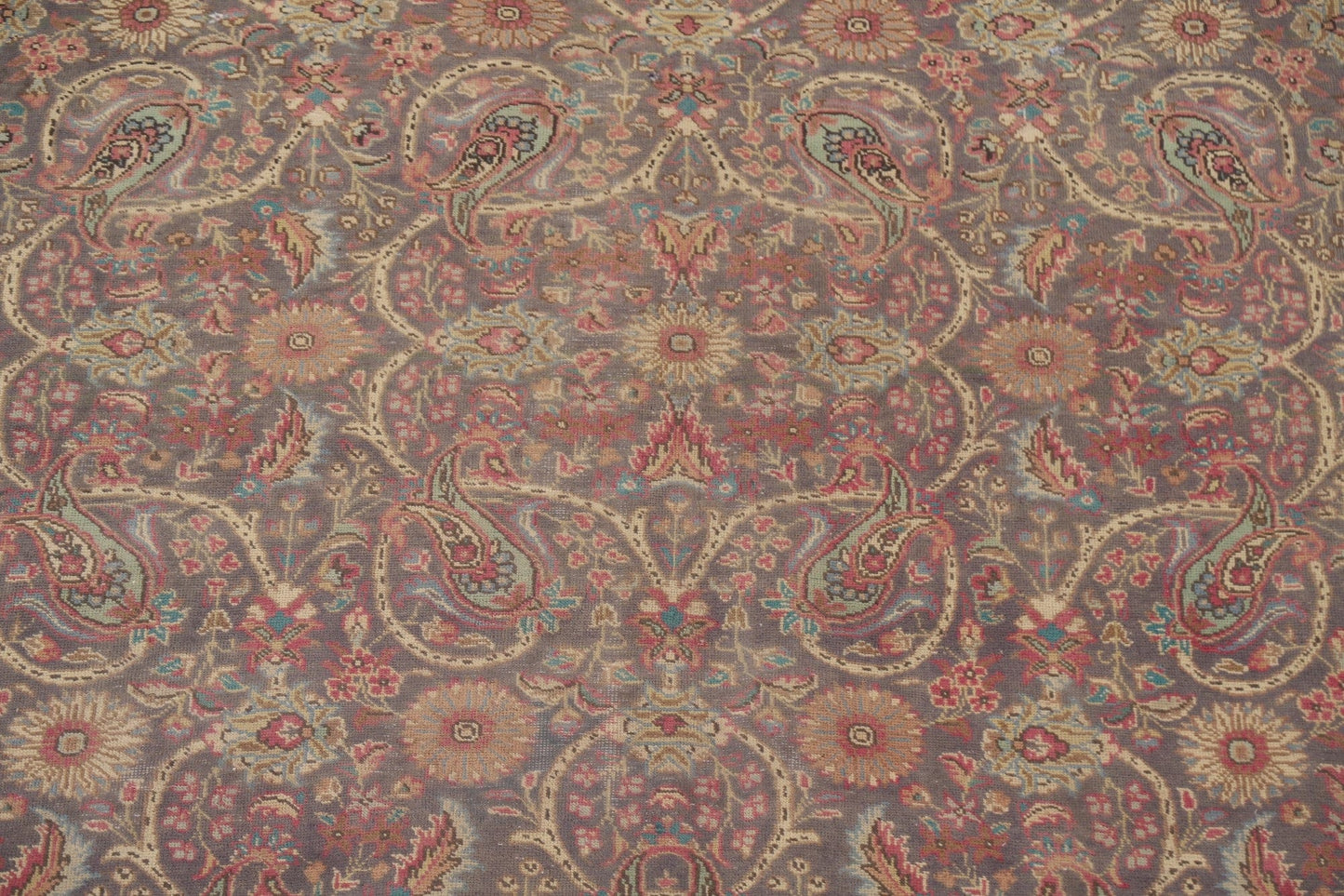 All-Over Floral Tabriz Persian Area Rug 8x11