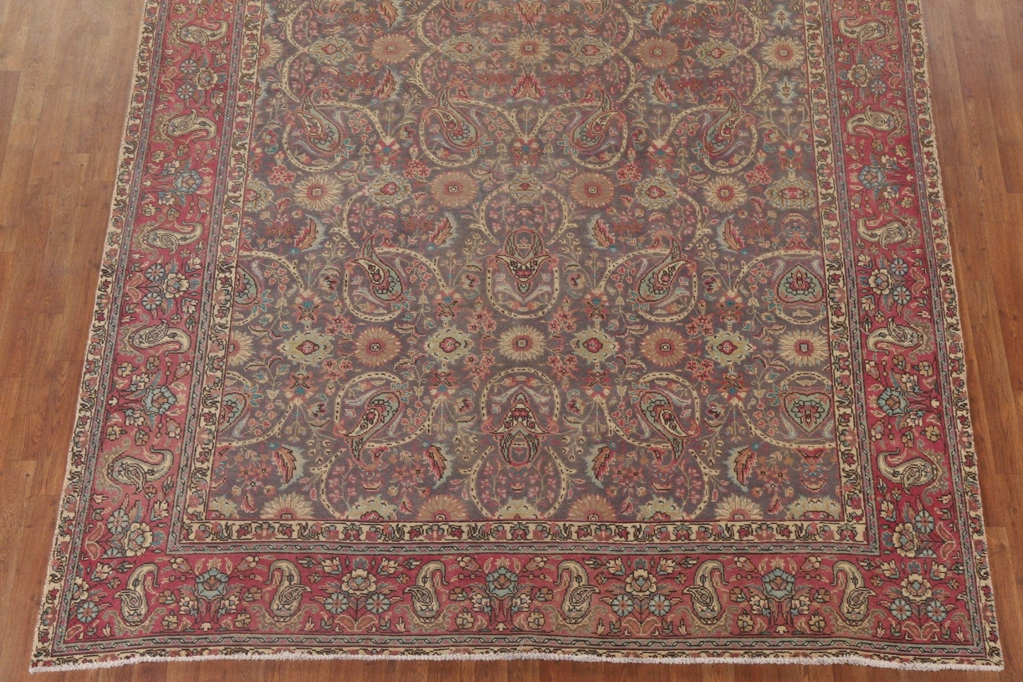 All-Over Floral Tabriz Persian Area Rug 8x11